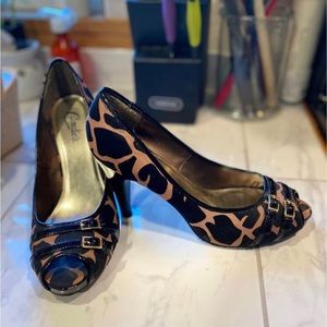 Candies cheetah heels size 10